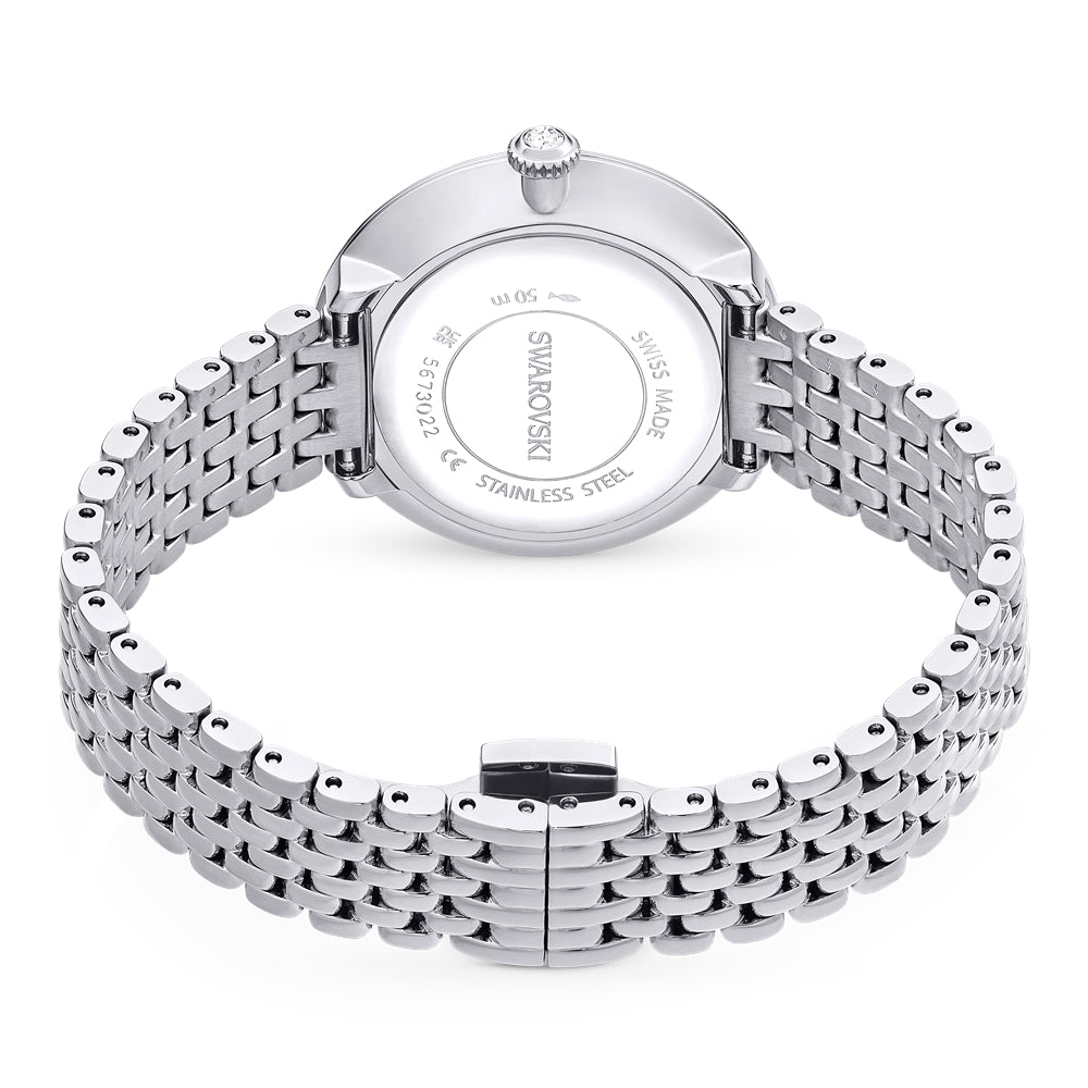 Swarovski Certa Silver Swiss Made Metal Bracelet Watch
