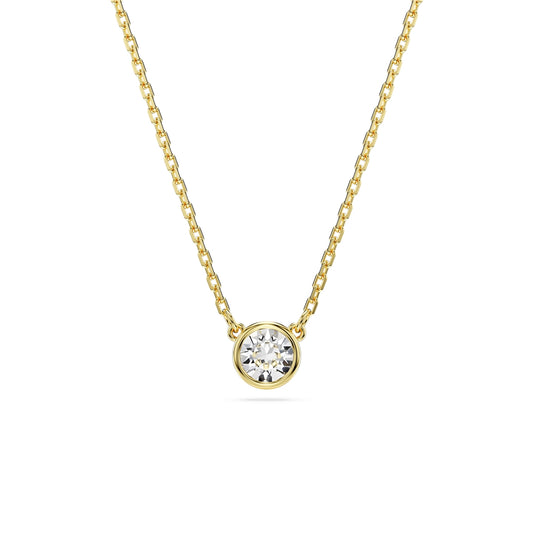 Swarovski Imber Gold-Tone White Crystal Pendant