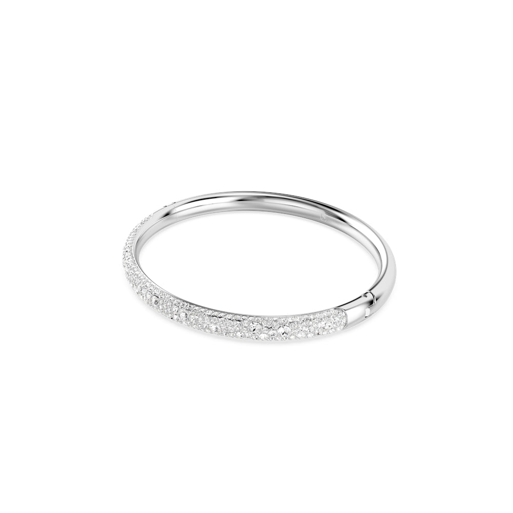 Swarovski Meteora Snow Pavé Rhodium Plated Bangle