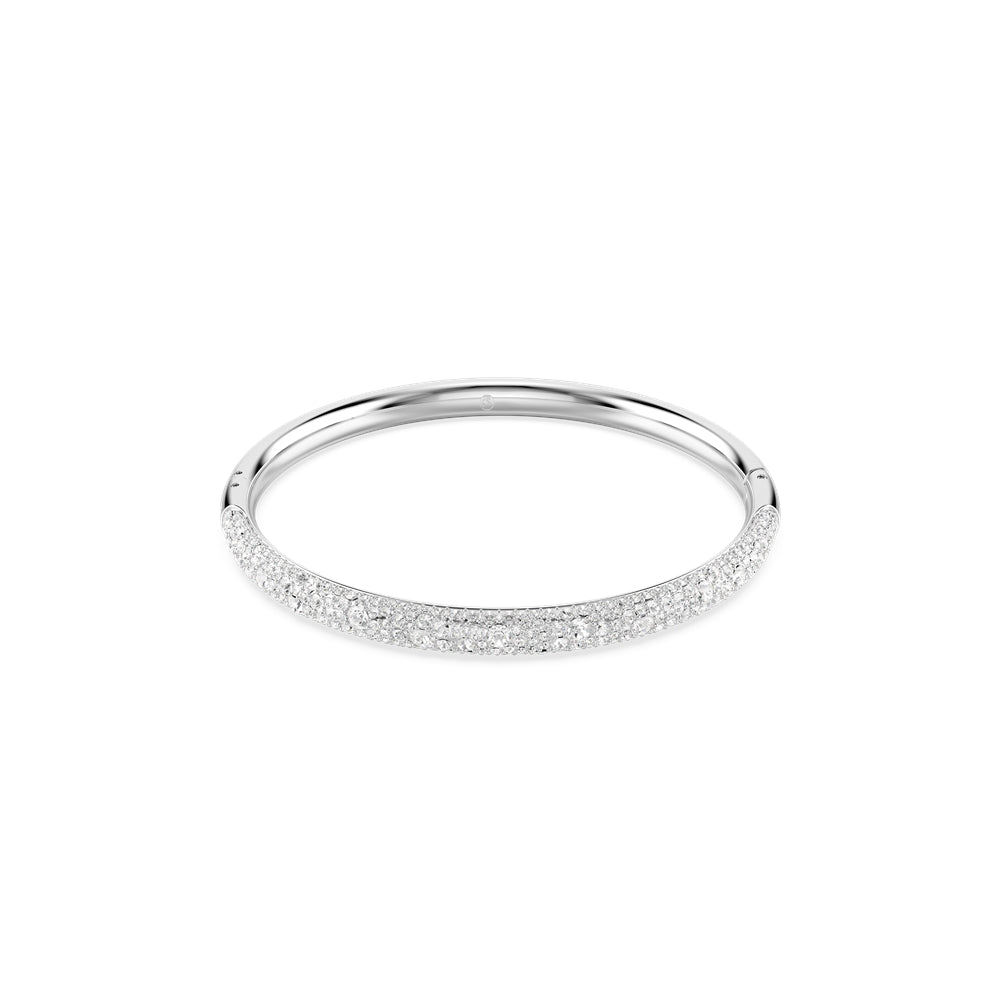 Swarovski Meteora Snow Pavé Rhodium Plated Bangle