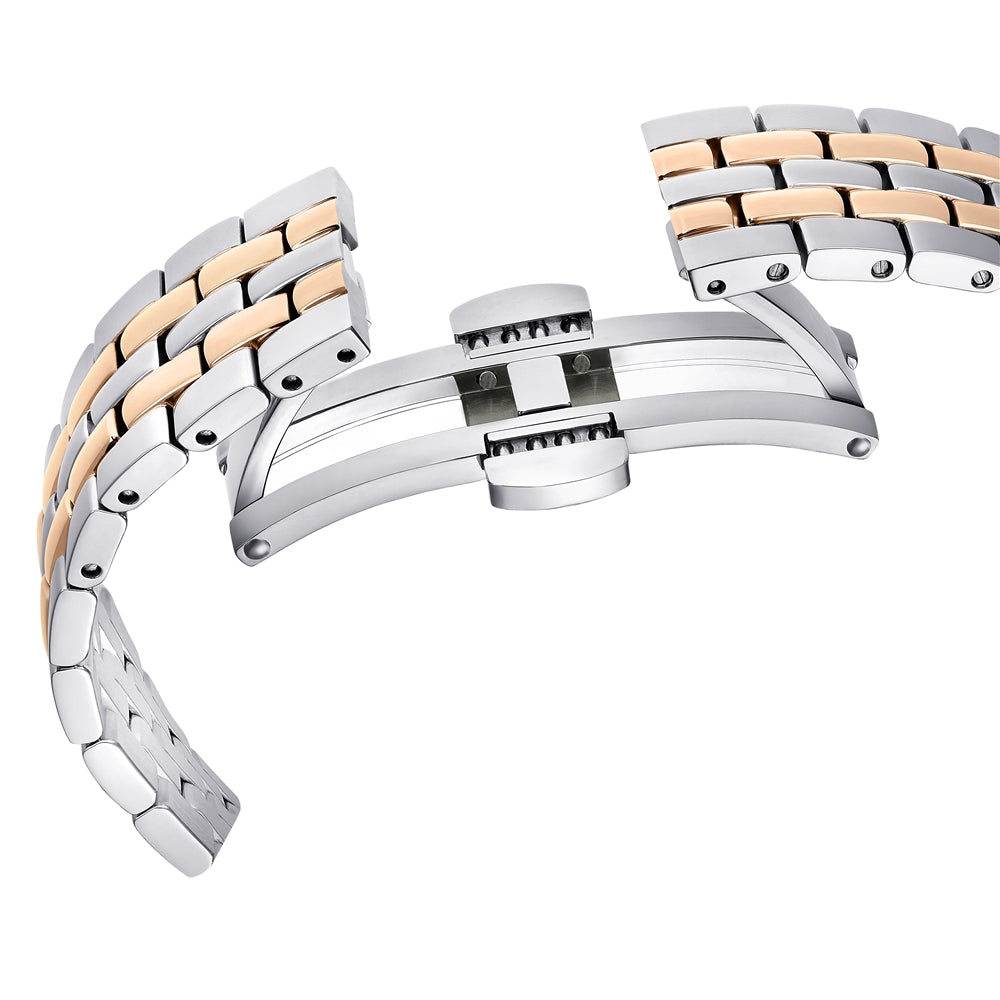 Swarovski Octea Chrono Rose-Gold Metal Bracelet Swiss Made Watch