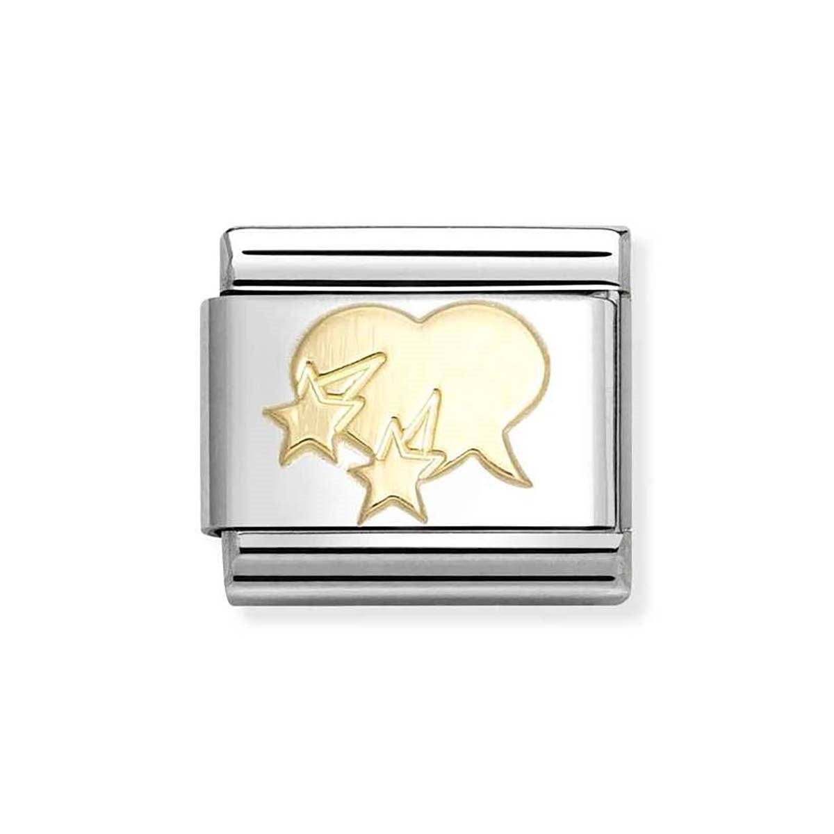 Nomination Heart Speech Bubble Charm