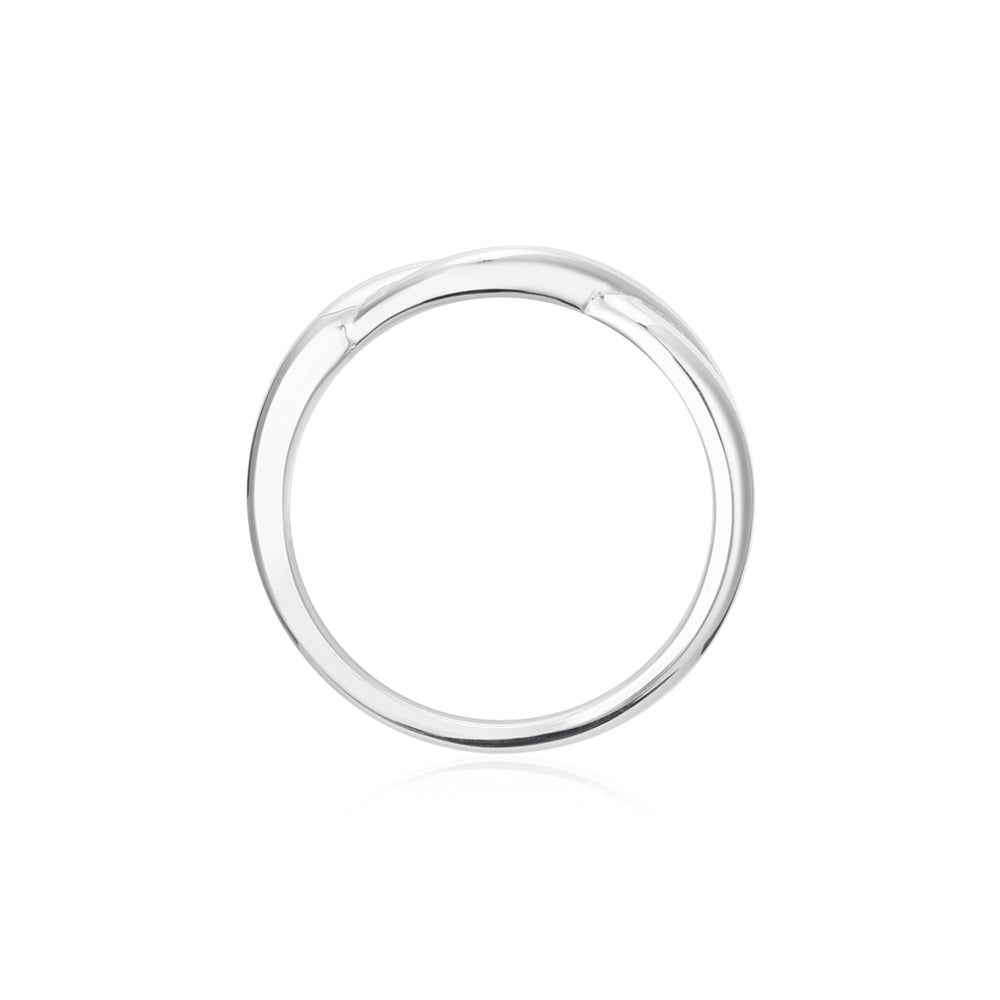 Argento Silver Overlap Ring