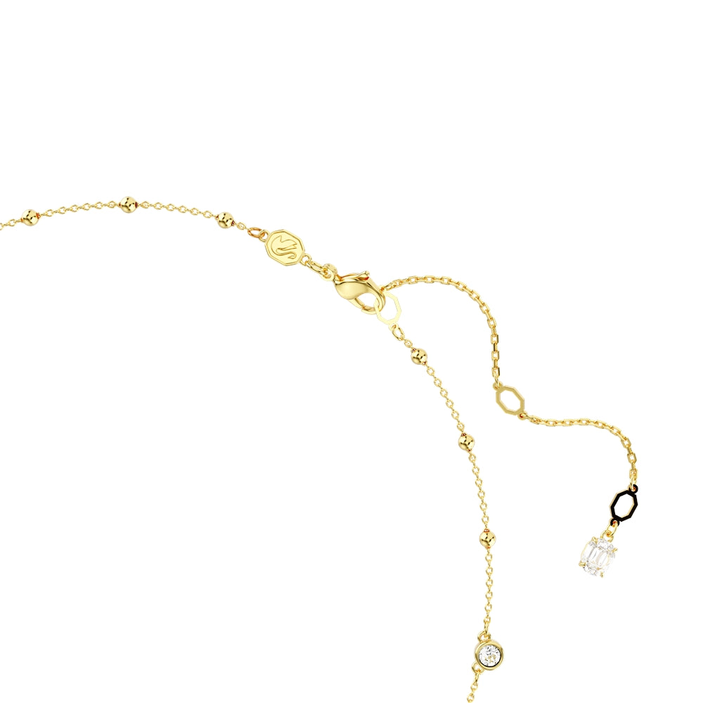 Swarovski Imber Round Cut Scattered Gold Plated Necklace