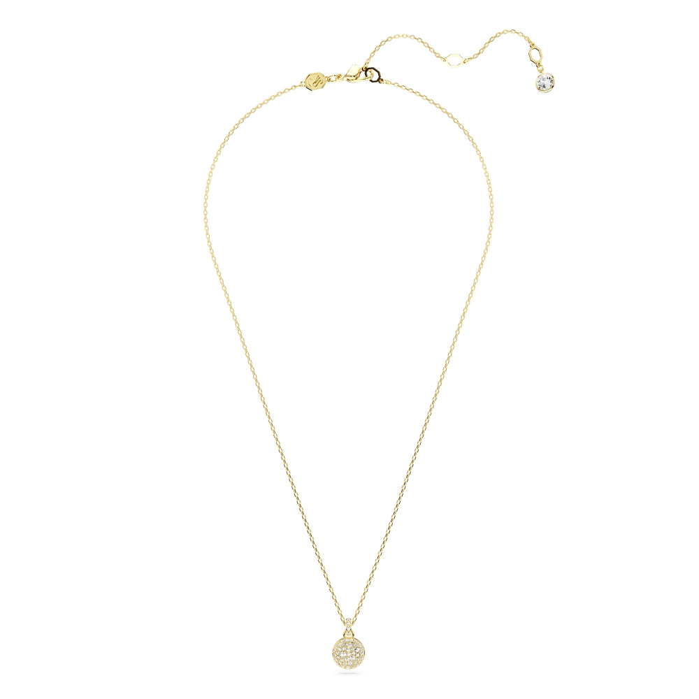 Swarovski Meteora White Crystal Gold-Tone Plated Necklace