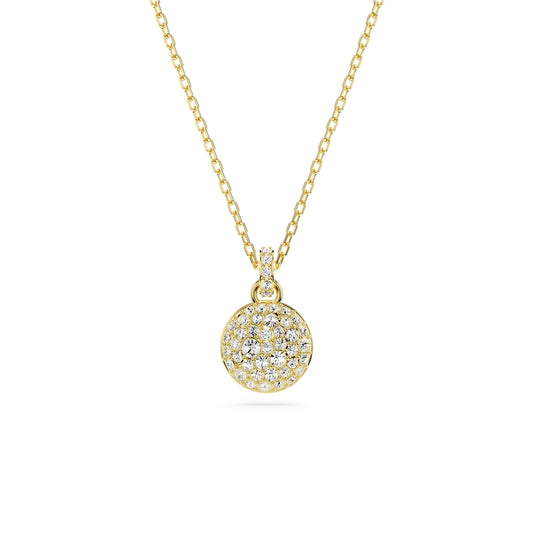 Swarovski Meteora White Crystal Gold-Tone Plated Necklace