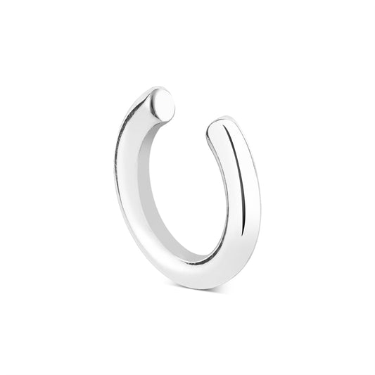 Argento Silver Simple Single Ear Cuff