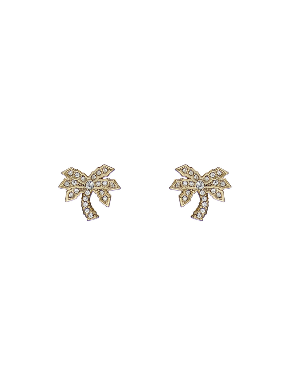 Ted Baker Palmria Gold Crystal Palm Tree Stud Earrings