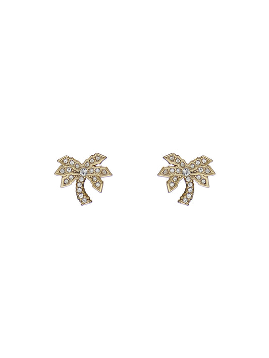 Ted Baker Palmria Gold Crystal Palm Tree Stud Earrings