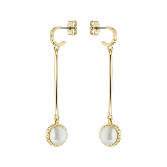 Ted Baker Perllie Gold Pearl Orbit Drop Earrings