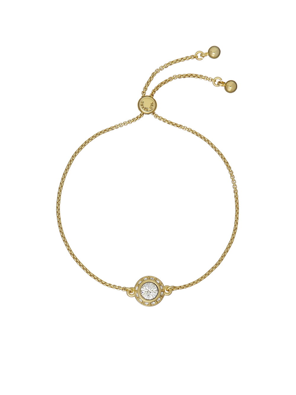 Ted Baker Soleta Gold Solitaire Sparkle Halo Bracelet