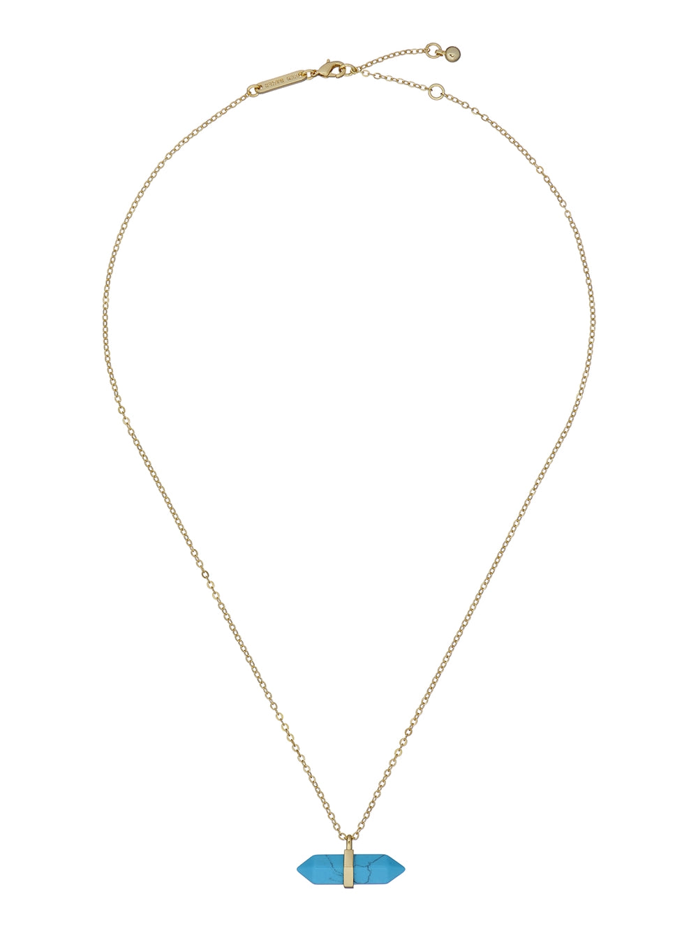 Ted Baker Paries Gold Turquoise Paradise Rock Necklace