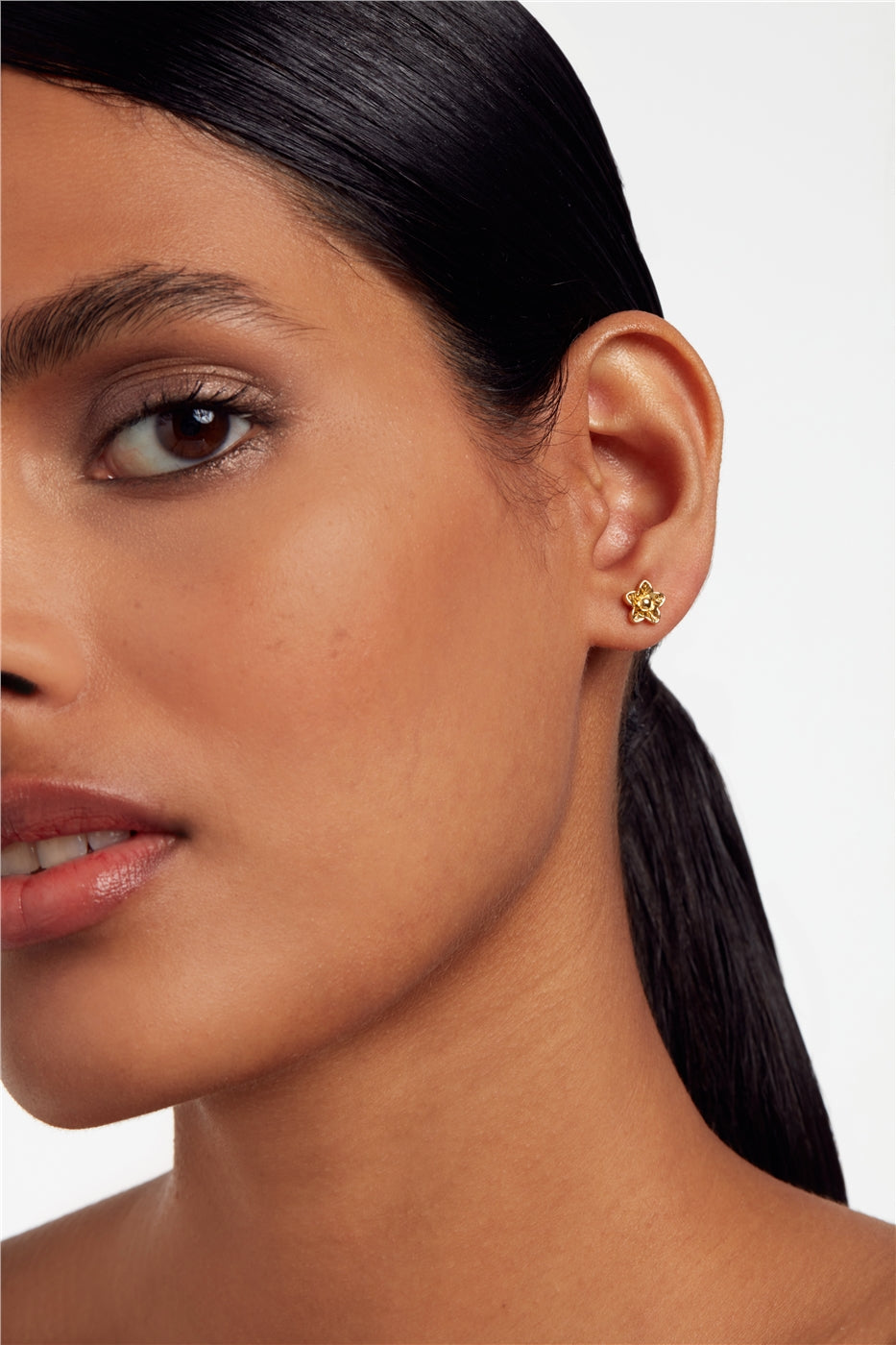 Ted Baker Wildie Tiny Gold Wildflower Stud Earrings