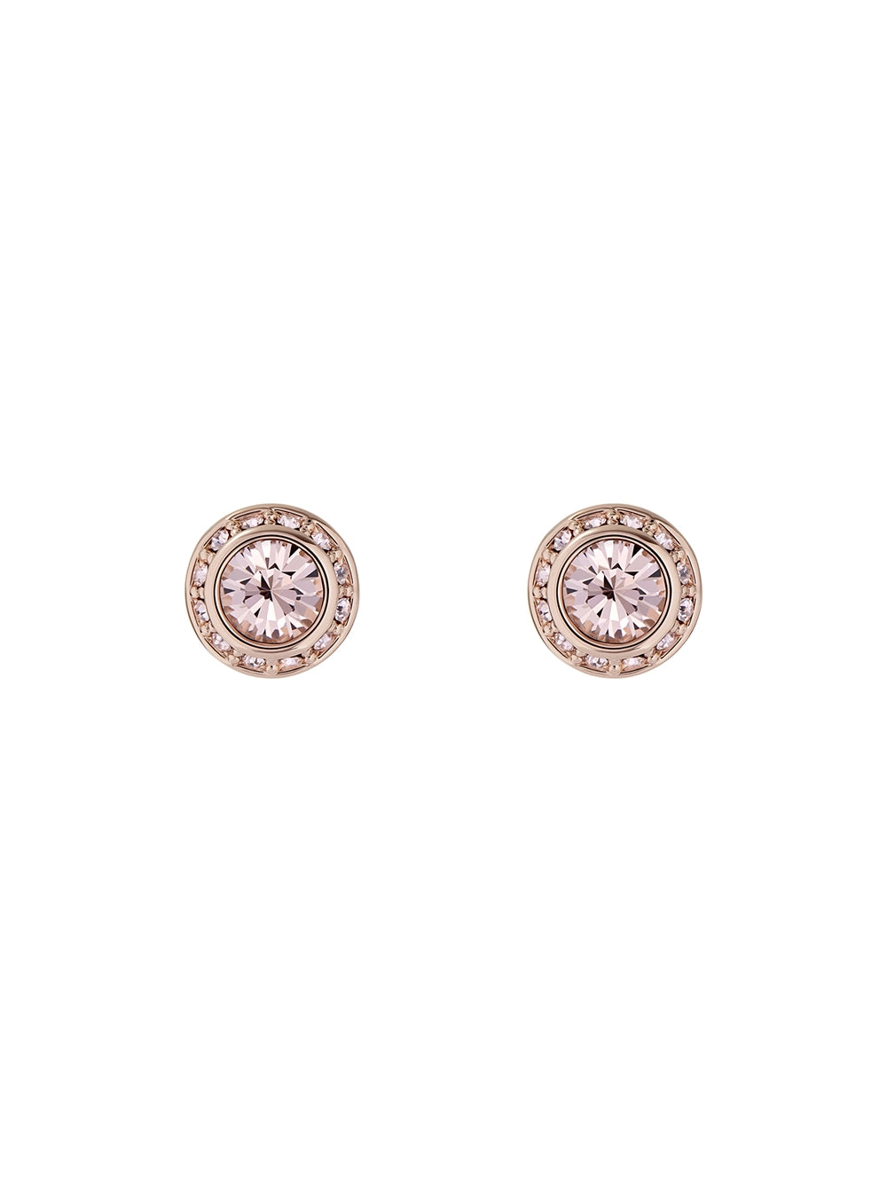 Ted Baker Soletia Rose-Gold Solitaire Sparkle Halo Stud Earrings
