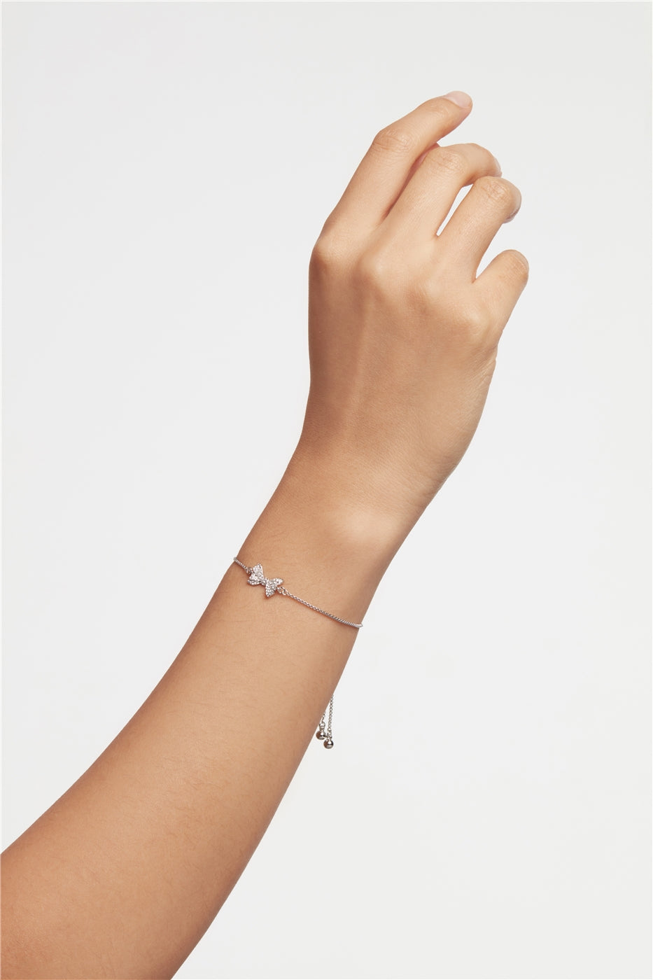 Ted Baker Barset Silver Crystal Baker Bow Bracelet
