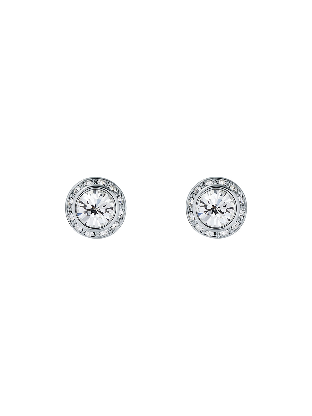 Ted Baker Soletia Silver Solitaire Sparkle Halo Stud Earrings
