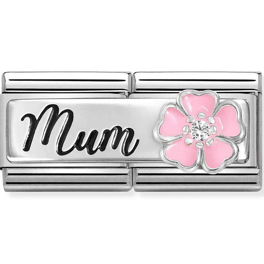 Nomination Double Mum Flower Charm