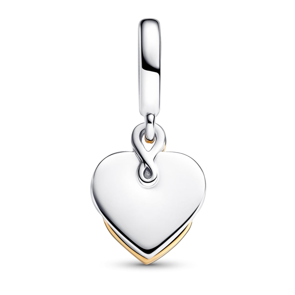Pandora Lab-grown Diamond Engravable Mum Double Dangle Charm
