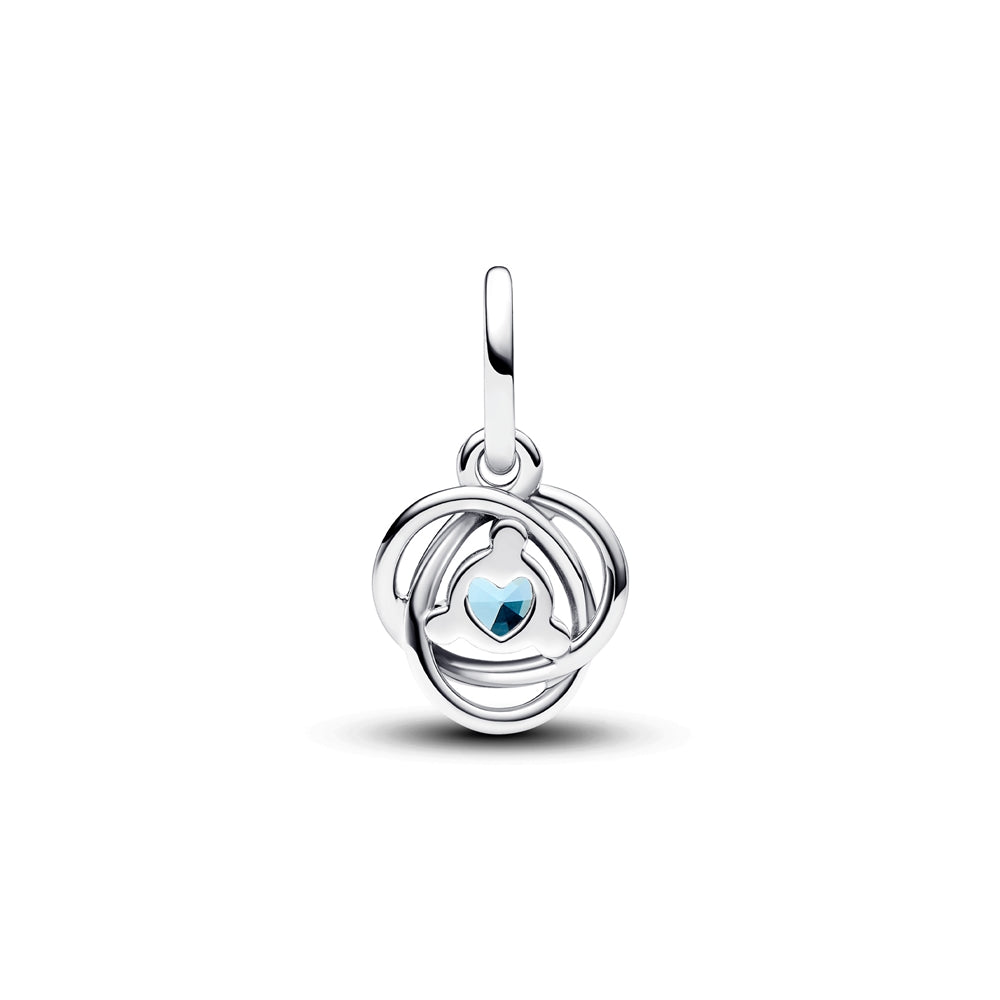 Pandora March Birthstone Eternity Circle Dangle Charm