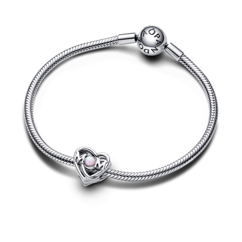 Pandora Openwork Mum & Heart Charm