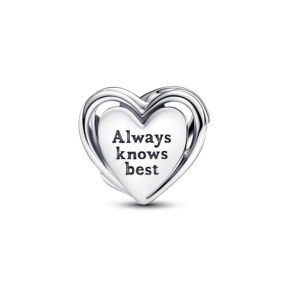 Pandora Openwork Mum & Heart Charm