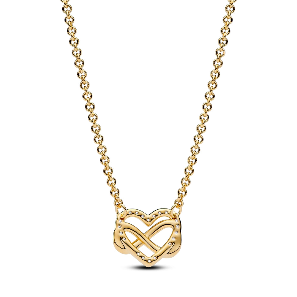 Pandora Sparkling Infinity Heart Collier Necklace