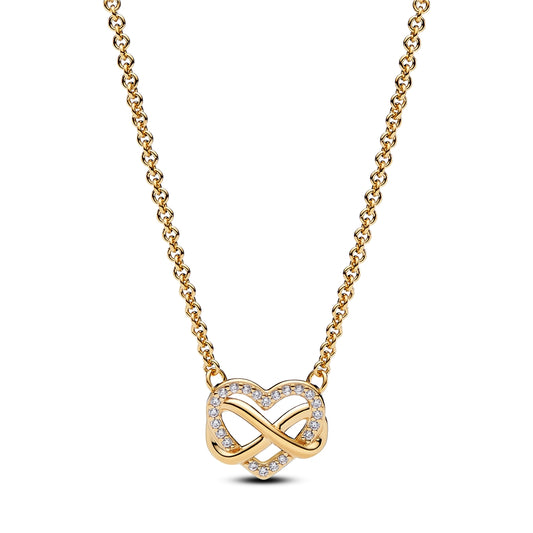 Pandora Sparkling Infinity Heart Collier Necklace