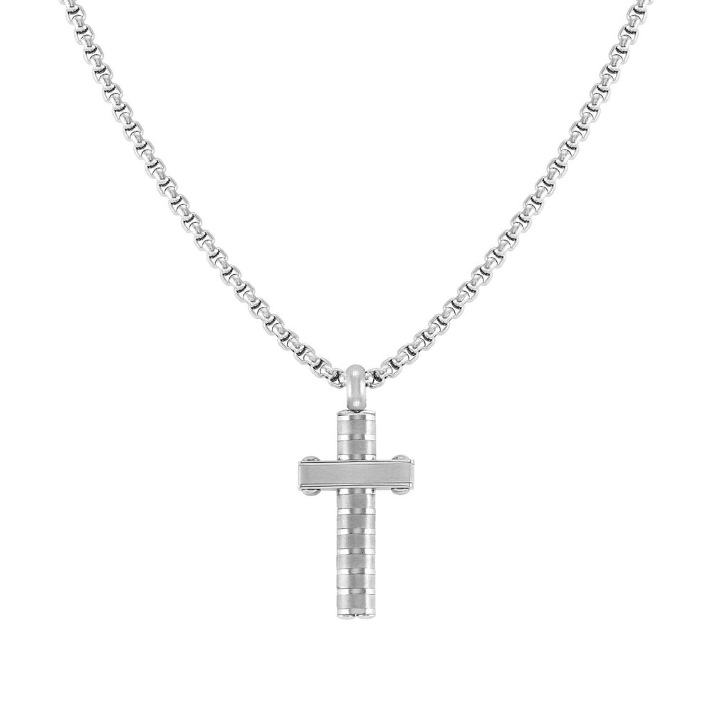 Nomination Strong Stainless Steel Cross Necklace