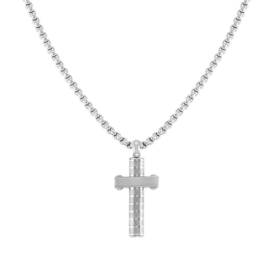 Nomination Strong Stainless Steel Cross Necklace