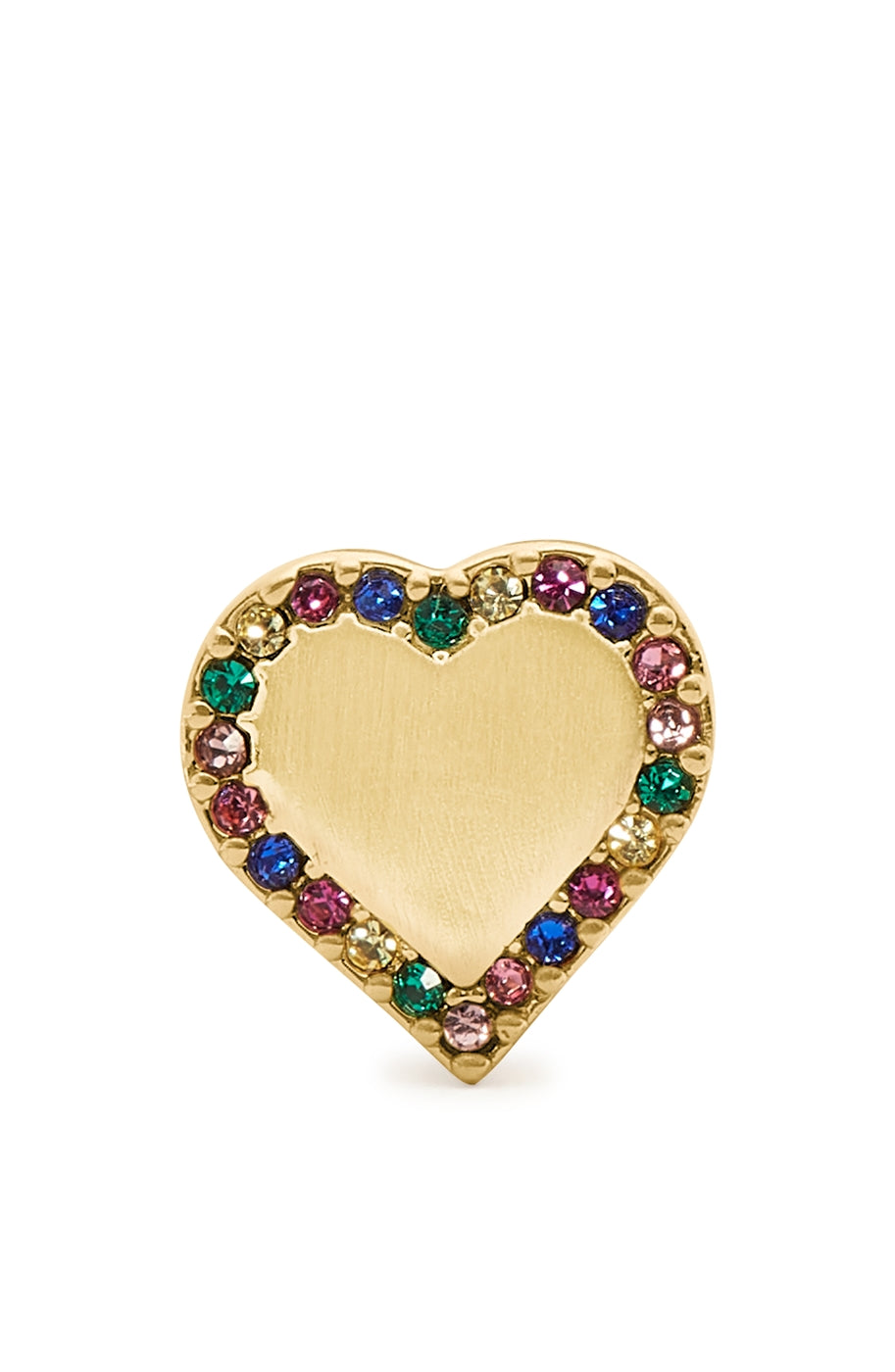 Kate Spade New York Gold Take Heart Crystal Stud Earrings