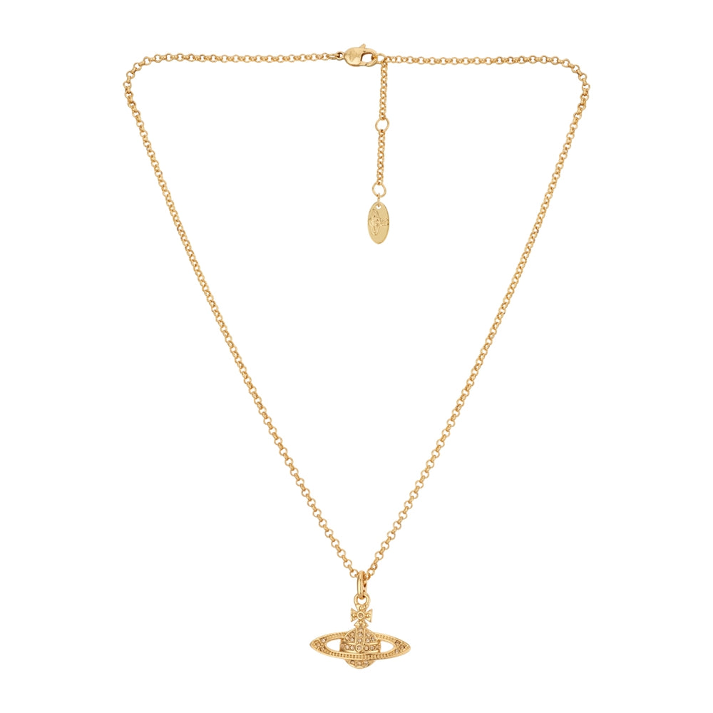 Vivienne Westwood Gold Topaz Mini Bas Relief Necklace