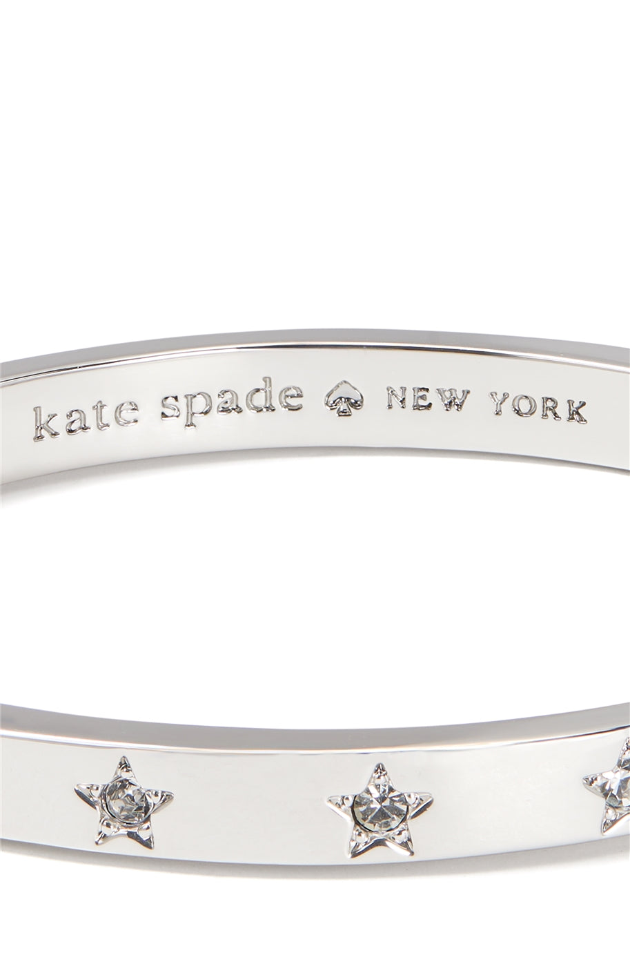 Kate Spade New York Silver Set In Stone Star Bangle