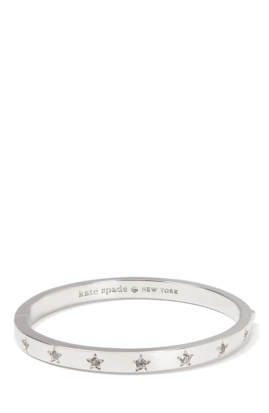 Kate Spade New York Silver Set In Stone Star Bangle