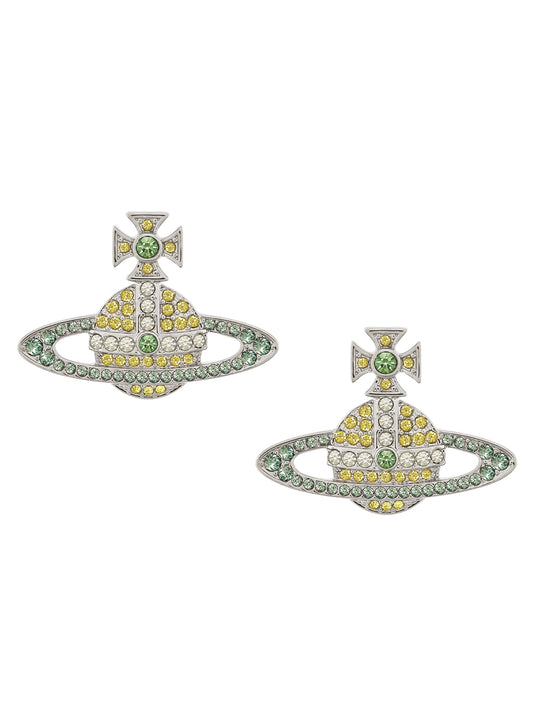 Vivienne Westwood Silver Topaz Kika Earrings