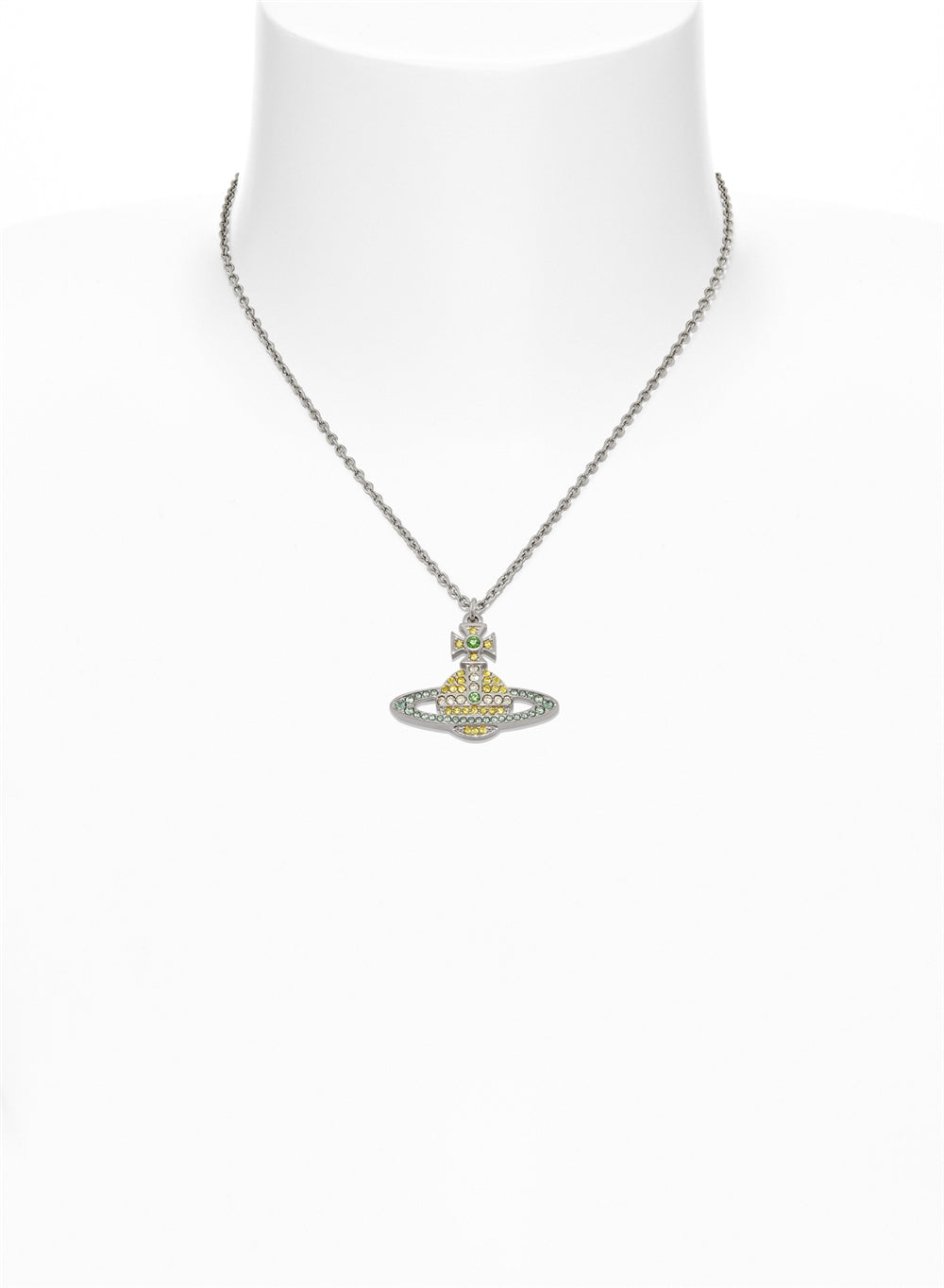 Vivienne Westwood Silver Topaz Kika Necklace