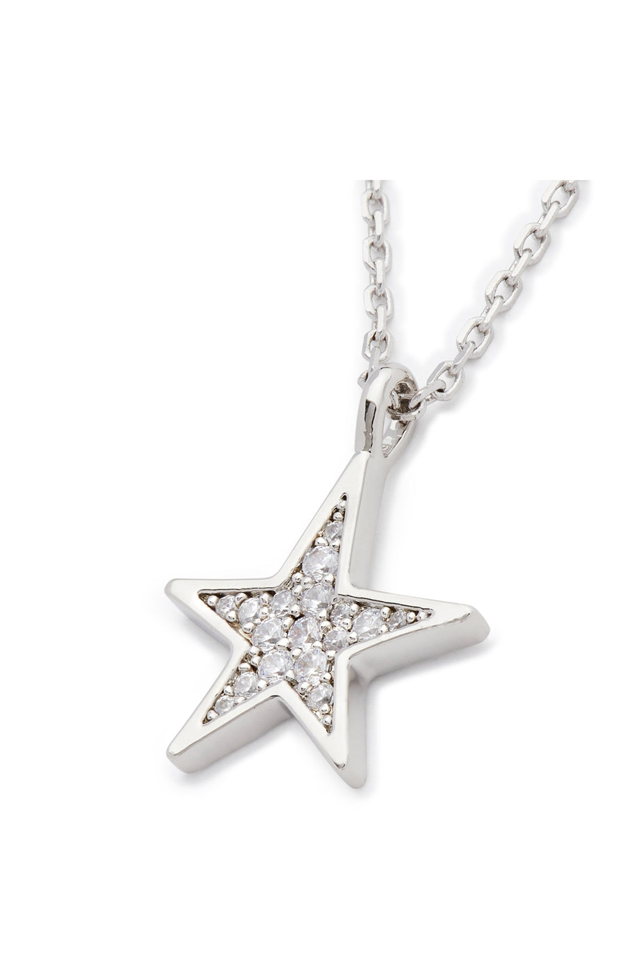 Kate Spade New York Silver You Are A Star Crystal Necklace