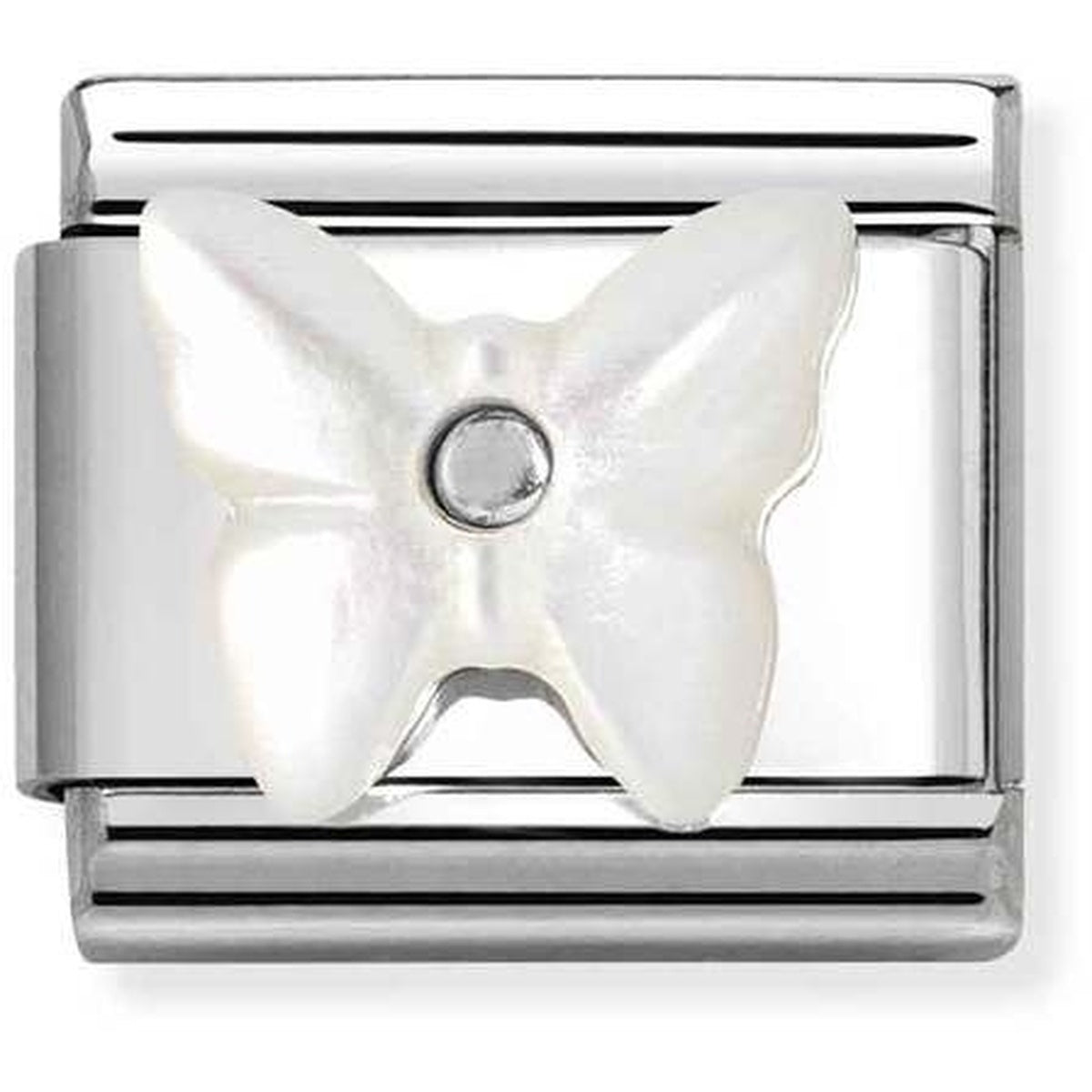 Nomination Butterfly Mother Of Pearl Charm