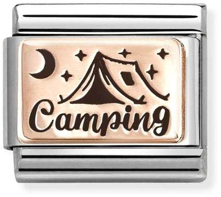 Nomination Rose-Gold Camping Charm