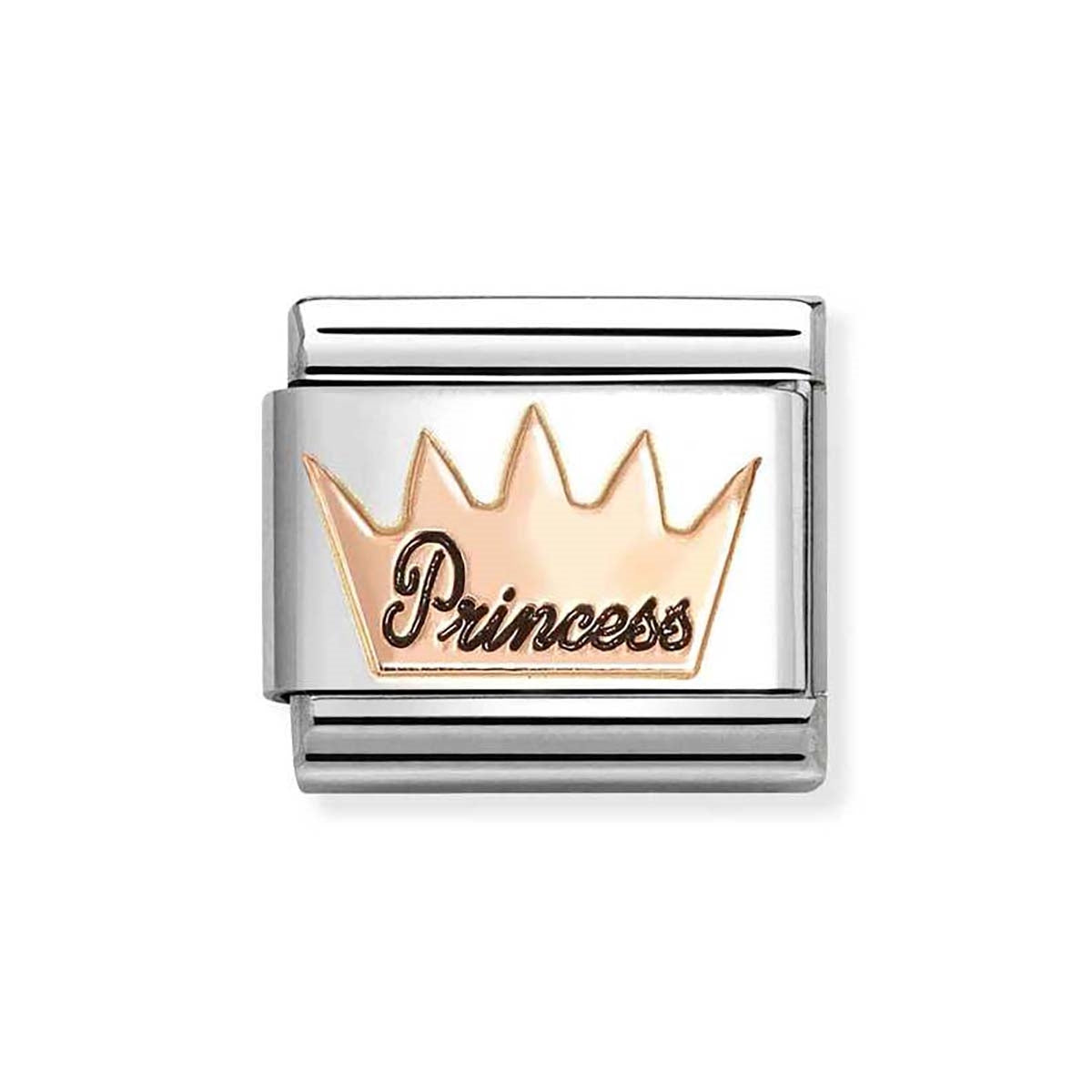 Nomination Rose-Gold Crown Princess Charm
