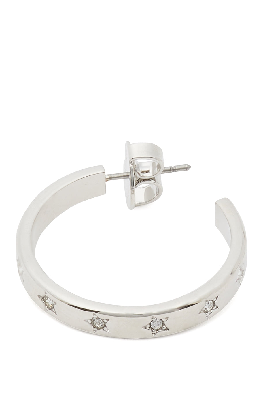 Kate Spade New York Silver Set In The Stars Hoops