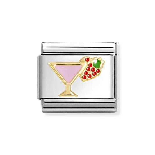 Nomination Cocktail With Strawberry Charm