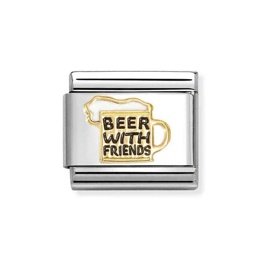Nomination Beer With Friends Charm