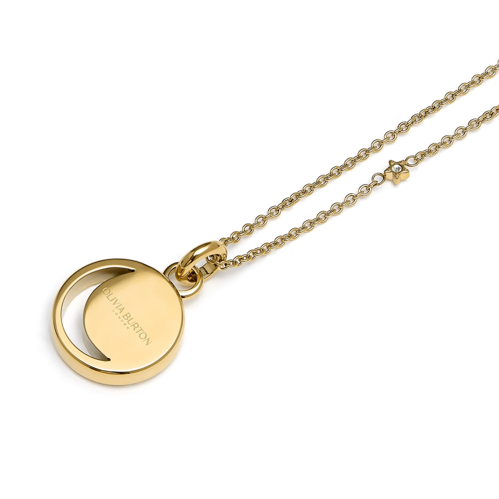 Olivia Burton Celestial Sun Gold IP Pendant Necklace
