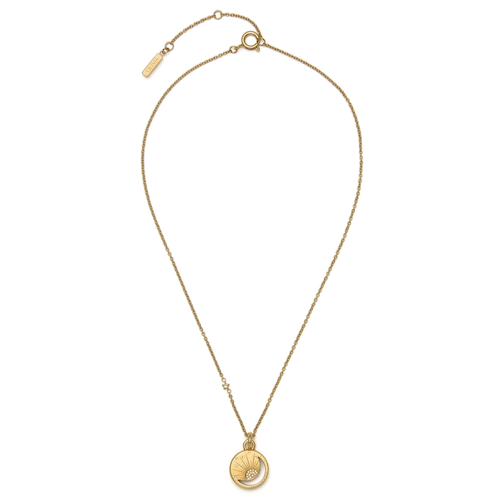Olivia Burton Celestial Sun Gold IP Pendant Necklace