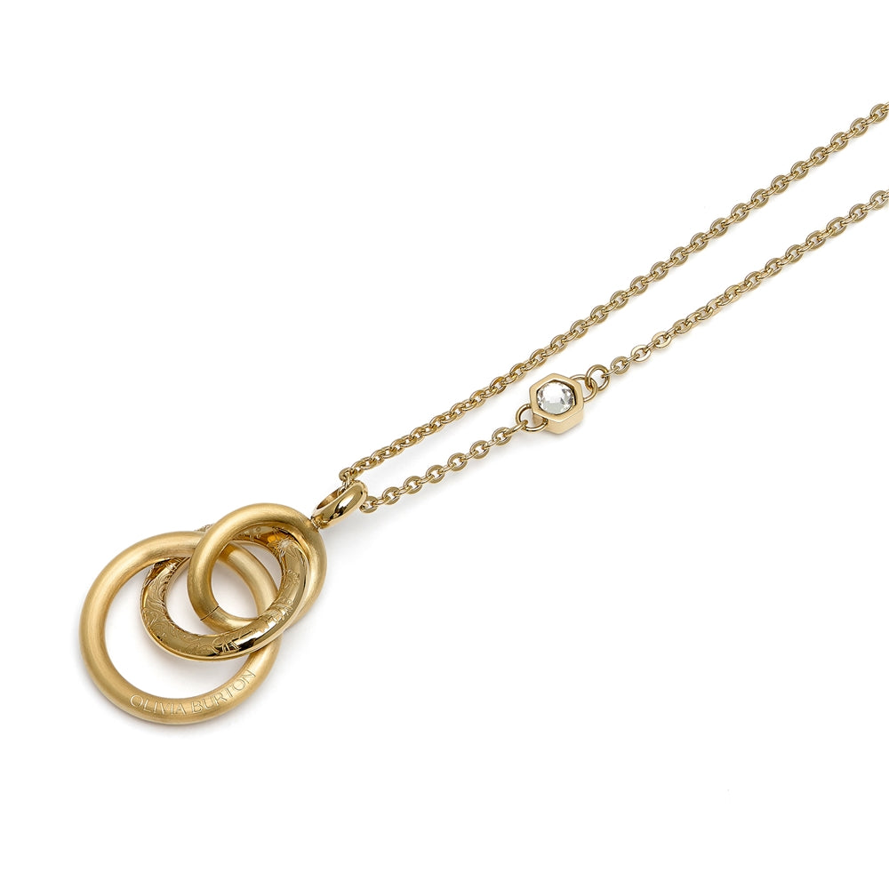 Olivia Burton Encircle Gold IP Pendant Necklace 