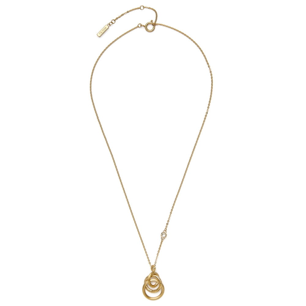 Olivia Burton Encircle Gold IP Pendant Necklace 