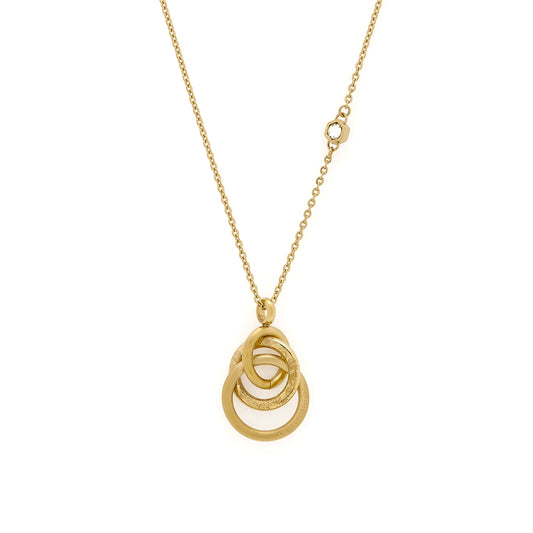 Olivia Burton Encircle Gold IP Pendant Necklace 