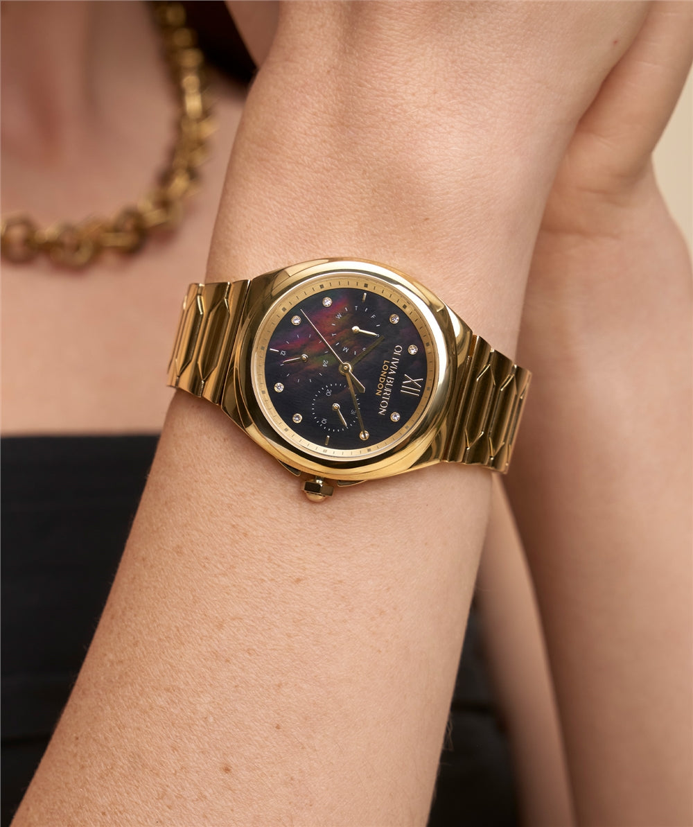Olivia Burton Gold IP Lustre Watch 