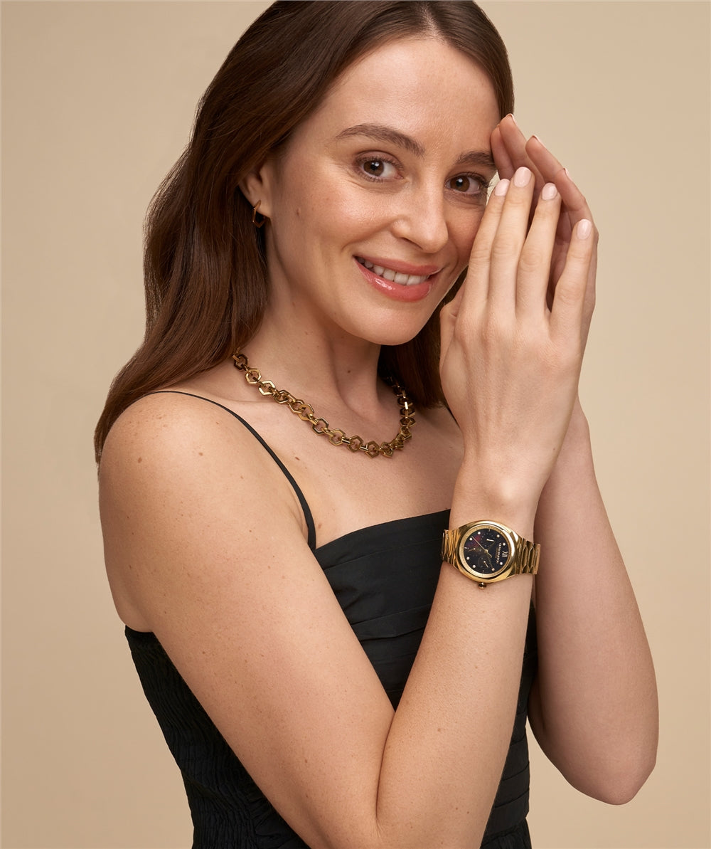 Olivia Burton Gold IP Lustre Watch 