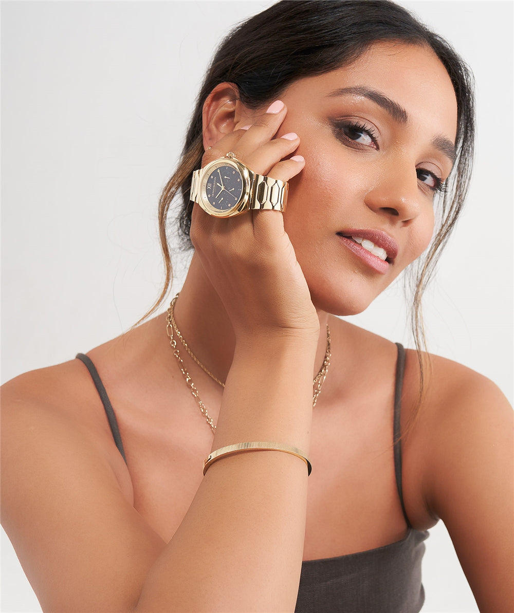 Olivia Burton Gold IP Lustre Watch 